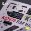 Kelik K32038 GR.MK7 Harrier - interior 3D decals for Trumpeter kit 1/32